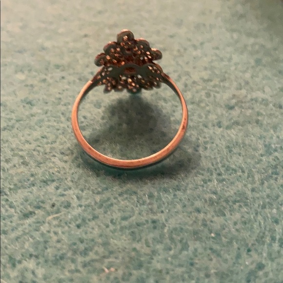 Sterling silver multiple color stone ring - Picture 3 of 5